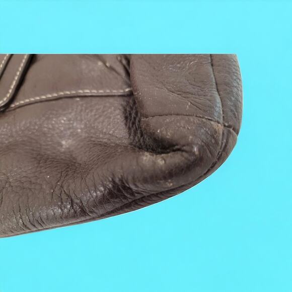 COACH GUC BROWN LEATHER PENELOPE SHOULDER BAG - Picture 7 of 8